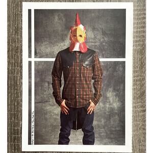 Chrome Hearts chicken man Framed poster 8x11 magazine cutout